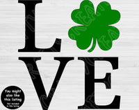 St Patricks Day Svg, Shamrock Svg Font. St Patricks Svg Files For Cricut and Silhouette. 4 Leaf Clover Svg Alphabet Letters
