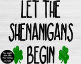 King of Shenanigans Svg, St Patricks Day Svg Files For Cricut And Silhouette, St Patricks Svg Cut Files