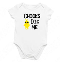 Chicks Dig Me Svg Files For Cricut And Silhouette, Easter Svg Cut Files, Easter Chick Svg