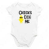 Chicks Dig Me Svg Files For Cricut And Silhouette, Easter Svg Cut Files, Easter Chick Svg