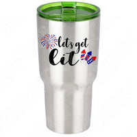 Let's Get Lit Svg Files For Cricut And Silhouette, 4th of July Svg, Fourth of July Svg Cut Files, July 4th Svg, Independence Day Svg