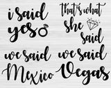 i said yes svg
