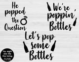 I Said Yes Svg, That's What She Said, We Said Mexico, and We Said Vegas Svg Files For Cricut and Silhouette. Bachelorette Party Svg.