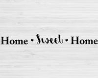 Home Sweet Home Svg Files For Cricut And Silhouette, Family Svg Cut Files. House Saying Svg