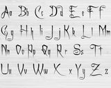 Script Vine Font Svg Files For Cricut and Silhouette