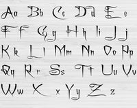 Script Vine Font Svg Files For Cricut and Silhouette