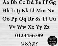 Script Vine Font Svg Files For Cricut and Silhouette