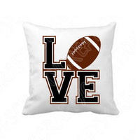 Love Football Svg Cut File, Football Svg Files For Cricut And Silhouette