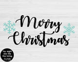 Let It Snow Svg Files For Cricut And Silhouette, Winter Svg Cut File, Christmas Svg, Christmas Quote Svg