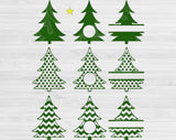 Christmas Tree Svg Files For Cricut And Silhouette, Christmas Svg Cut Files