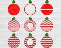 Christmas Ornament Svg Files For Cricut And Silhouette, Christmas Svg Cut Files