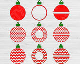 Christmas Ornament Svg Files For Cricut And Silhouette, Christmas Svg Cut Files