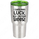 St Patricks Day Svg, I Don't Need Luck I Need A Beer Svg File. Funny St Patricks Svg Files for Cricut and Silhouette. Beer Saying Svg Design