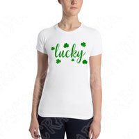 Lucky Svg, Lucky Shamrock Svg Files For Cricut And Silhouette, St Patricks Svg Cut Files