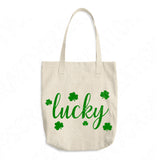 Lucky Svg, Lucky Shamrock Svg Files For Cricut And Silhouette, St Patricks Svg Cut Files
