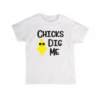 Chicks Dig Me Svg Files For Cricut And Silhouette, Easter Svg Cut Files, Easter Chick Svg
