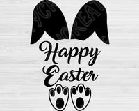 Happy Easter Svg Files For Cricut And Silhouette, Buuny Easter Svg Cut File