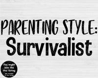 Parenting Style Svg Files For Cricut And Silhouette. Mom Life Svg Files, Mom Svg Cut Files