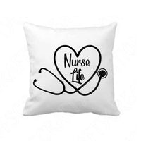 Nurse Life Svg Files For Cricut And Silhouette, Nurse Heart Svg Cut File, Nurse Svg, Nurse Stethoscope Svg