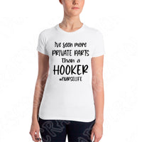 I've Seen More Private Parts Than A Hooker Nurse Svg Files For Cricut And Silhouette, Nursing Svg Cut File, Nurse Life Svg Files, Nurse Svg