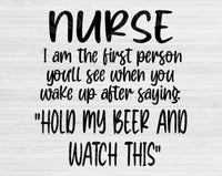 nurse life svg