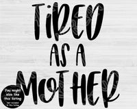 Mom of Girls Svg Files For Cricut And Silhouette, Mom Svg Cut Files, Mom Life Svg Digital Design