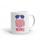 Merica Flag Beard Svg Files For Cricut And Silhouette, Fourth of July Svg, 4th of July Svg, Patriotic Svg, Merica Svg Cut File, Independence Day Svg