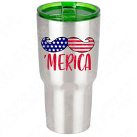 Usa Merica Mustache Svg Files For Cricut And Silhouette, 4th of July Svg Cut Files, Patriotic Svg, Fourth of July Svg, July 4th Svg
