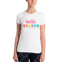 Hello Summer Svg, Ice Cream Svg Files For Cricut And Silhouette, Summer Quote Svg Cut Files, Summer Png, Dxf, Eps, Hello Summer Sign Svg