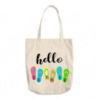 Hello Summer Svg Files For Cricut And Silhouette, Flip Flops Svg Cut File, Summer Quote Svg, Summer Png, Dxf, Eps, Hello Summer Sign Svg