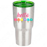 Hello Summer Svg, Ice Cream Svg Files For Cricut And Silhouette, Summer Quote Svg Cut Files, Summer Png, Dxf, Eps, Hello Summer Sign Svg