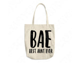 BAE Svg, Best Aunt Ever Svg Files for Cricut, New Aunt Svg Cut Files