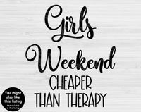 Girls Weekend Svg, Girls Trip Svg Files For Cricut And Silhouette, Road Trip Svg Cut File For Girls Getaway