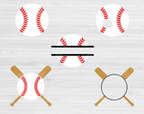 baseball monogram svg