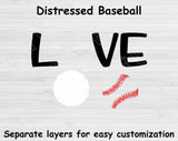 Love Baseball Svg Designs, Baseball Love Svg Files For Cricut And Silhouette, Baseball Mama Svg Dxf, Baseball Shirt Svg Cut Files