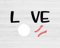 Distressed Baseball Svg, Baseball Love Svg Files For Cricut And Silhouette, Love Baseball Svg Designs, Baseball Heart Svg Cut Files