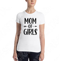 Mom of Girls Svg Files For Cricut And Silhouette, Mom Svg Cut Files, Mom Life Svg Digital Design