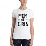 Mom of Girls Svg Files For Cricut And Silhouette, Mom Svg Cut Files, Mom Life Svg Digital Design