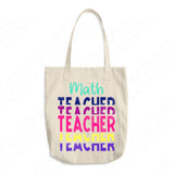 Stacked Math Teacher Svg Files For Cricut And Silhouette, Math Teacher Svg Cut File, School Svg