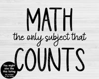 Math Teacher Like A Normal Teacher But Way Cooler Svg Files For Cricut And Silhouette, Funny Math Teacher Svg Cut Files