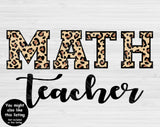 Stacked Math Teacher Svg Files For Cricut And Silhouette, Math Teacher Svg Cut File, School Svg