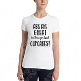 Abs Are Great But Have You Tried Cupcakes Funny Workout Svg Files For Cricut And Silhouette, Fitness Svg Cut Files, Gym Svg, Work Out Svg
