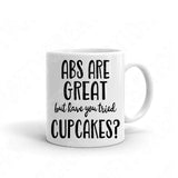 Abs Are Great But Have You Tried Cupcakes Funny Workout Svg Files For Cricut And Silhouette, Fitness Svg Cut Files, Gym Svg, Work Out Svg