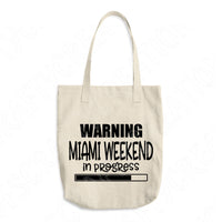 Warning Miami Weekend In Progress Svg Files For Cricut And Silhouette, Girls Trip Svg Cut File, Best Friends Svg for Girls Getaway