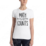 Math The Only Subject That Counts Svg Files For Cricut And Silhouette, Math Teacher Svg Cut File, Teacher Svg, Teacher Life Svg