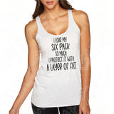 I Love My Six Pack So Much I Protect It With A Layer Of Fat Svg, Fitness Svg Files For Cricut And Silhouette, Work Out Svg Cut File, Funny Workout Svg