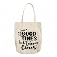 Good Times And Tan Lines Svg Files For Cricut And Silhouette, Summer Svg Cut Files, Beach Svg Dxf Png, Vacation Svg, Beach Life Svg