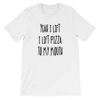 Yeah I Lift I Lift Pizza To My Mouth Svg, Funny Workout Svg Cut File, Food Lover Svg, Fitness Svg Files For Cricut And Silhouette, Work Out Svg