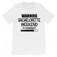 Warning Bachelorette Weekend In Progress Svg Files for Cricut, Bachelorette Svg, Bridal Party Svg Dxf, Girls Trip Svg,