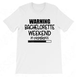Warning Bachelorette Weekend In Progress Svg Files for Cricut, Bachelorette Svg, Bridal Party Svg Dxf, Girls Trip Svg,